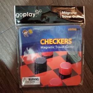Checkers magnetic travel game NEW in packaging